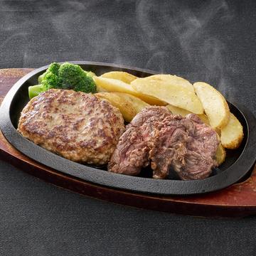 牛ヒレカットステーキ150g×ハンバーグ200g(ソース2)