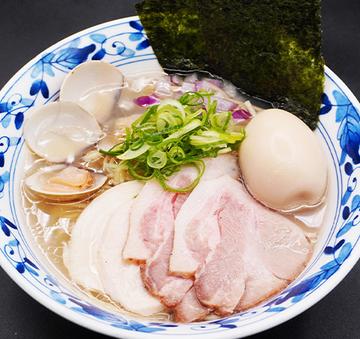 貝出汁 淡麗らぁ麺(塩) 全部のせ