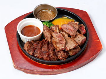 3種盛りステーキ(計300g)