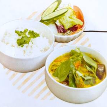 グリーンカレーセット Green Curry Set