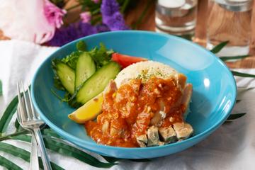 パクチーカオマンガイ(もも肉)  Cilantro Khao Man Gai (Chicken Thigh)