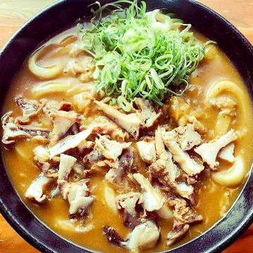 油かすカレーうどん