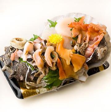 寿司屋が作る活貝類盛合せ2人前 Assorted Shellfish Platter (Serves 2)