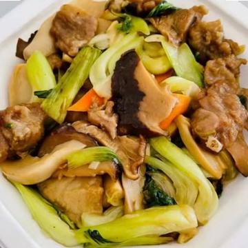 牛肉と野菜の炒め