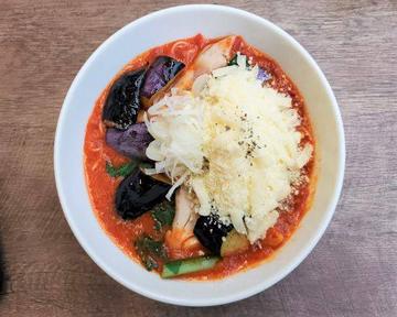 【チーズ】太陽の茄子ラーメン Taiyo no Eggplant Ramen with Cheese