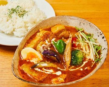 豚角煮と野菜12種のスープカレー