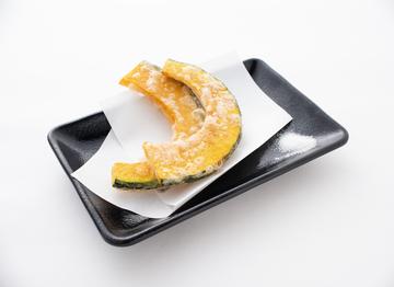 そば粉を使ったサクッとかぼちゃ天ぷら