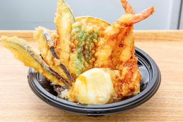 季節の玉子天丼 小盛