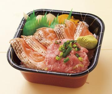 【ランチ限定】炙りサーモンねぎとろ丼