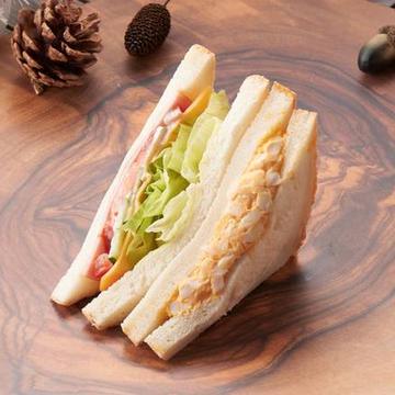 ハム野菜＆たまごサンド Ham, Vegetable & Egg Sandwich