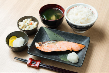 銀シャケ定食