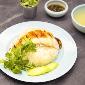 カオマンガイ並盛ダブルチキン(スープ付き)