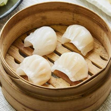 エビ蒸し餃子(4個入り)Steamed shrimp and dumplings