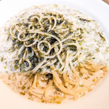 海苔と柚子胡椒のスパゲッティ