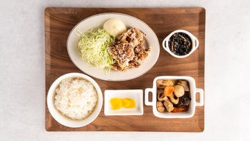 にんにく醤油からあげ定食