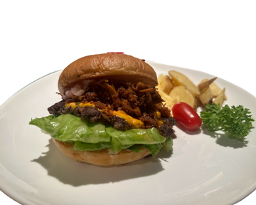 さけるポーク！プルドポークバーガー
