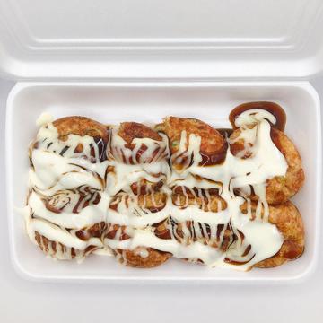 【9個】チーズソースのせたこ焼き