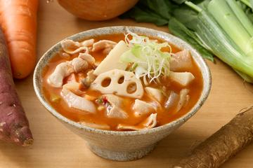 【旨辛】具沢山の辛味噌チゲ豚汁 Spicy Tonjiru