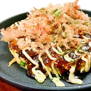 イカ玉 Squid Okonomiyaki