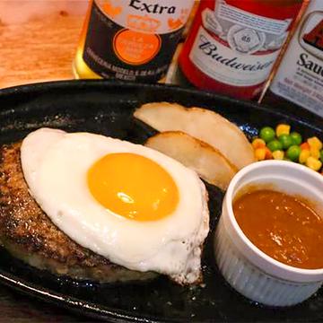 ハンバーグステーキ弁当(サラダ.スープ付) 180g