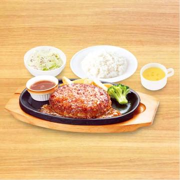 【945】手ごねハンバーグ弁当&コーンスープセット