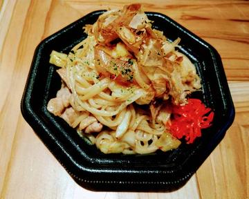 お醤油の焼きうどん