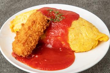 カニクリームオムライス