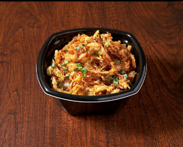 玉ねぎごぼうの散りかき揚げ丼