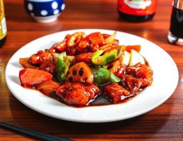 黒酢の酢豚 Black Vinegar Sweet and Sour Pork