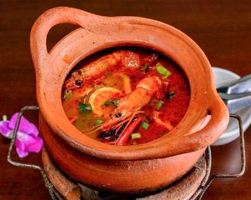 トムヤムクン(エビの酸辛スープ) Tom Yum Kung
