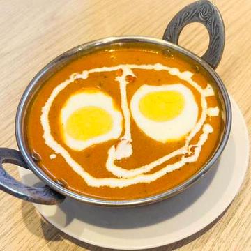 キーマエッグ Keema egg curry