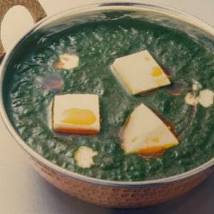 【59】パニールほうれん草カレー/Sag Paneer Curry