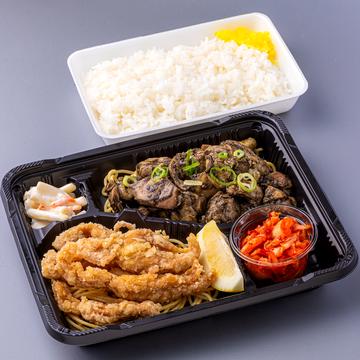 せせり唐揚げ×鶏の炭火焼弁当 Fried Chicken Neck x Chicken Charcoal Grilled Bento Box