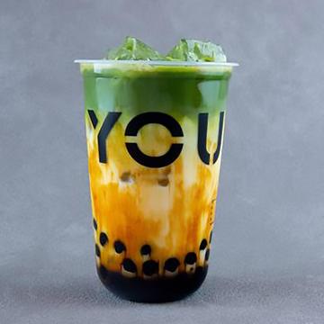 黒糖タピオカ宇治抹茶ラテ Brown Sugar Tapioca Uji Green Tea Latte