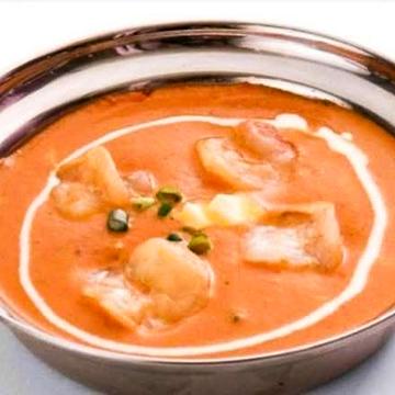 エビバターマサラカレー Shrimp butter masala curry