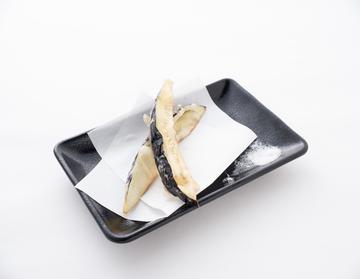 そば粉を使ったサクッとなす天ぷら