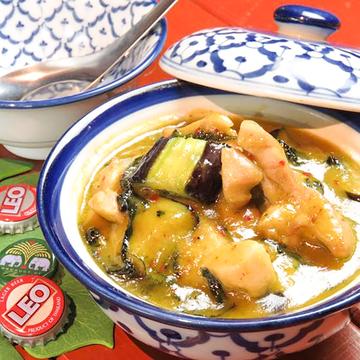 【カレー1番人気】 グリーンカレー(ゲーン キョウ ワーン)Chicken Green Curry ( Gaen Kyou Waan)