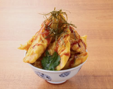 重ね鶏天丼