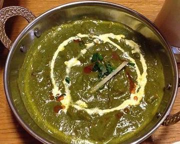 ほうれん草マッシュルームカレー/Sag Mushroom Curry