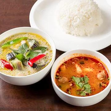 グリーンカレー+ミニトムヤムクンセット