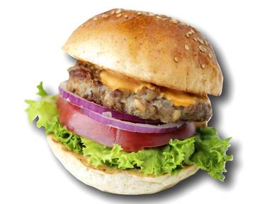 ハンバーガー(ポテト付き)Hamburger(with Fries)