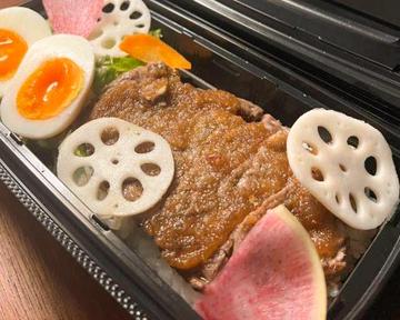 サーロインステーキ丼120g 〈甘辛たれ〉