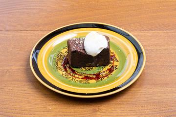 黒いチーズケーキ