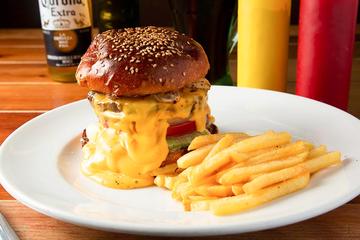 マッシュルームチーズバーガーセット