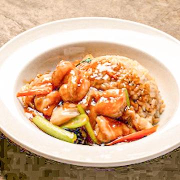 エビウマにかけ炒飯
