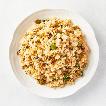 高菜と豚挽き肉のチャーハン【高菜肉末炒飯】