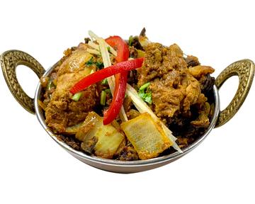 オクラとチキンのカレー Bhindi Chiken Curry