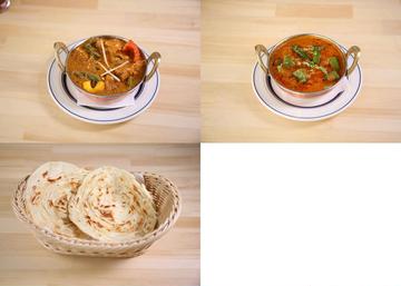 2 カレー・パロッタセット/2 curry Parotta set