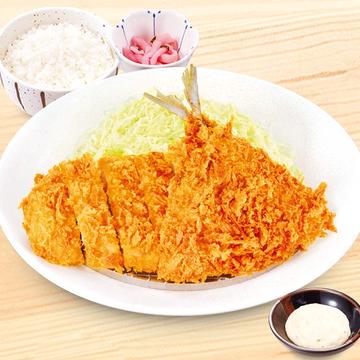 鯵と熟成ロースかつ弁当（80g）