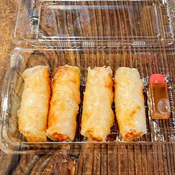 蟹の揚げ春巻き(4本)